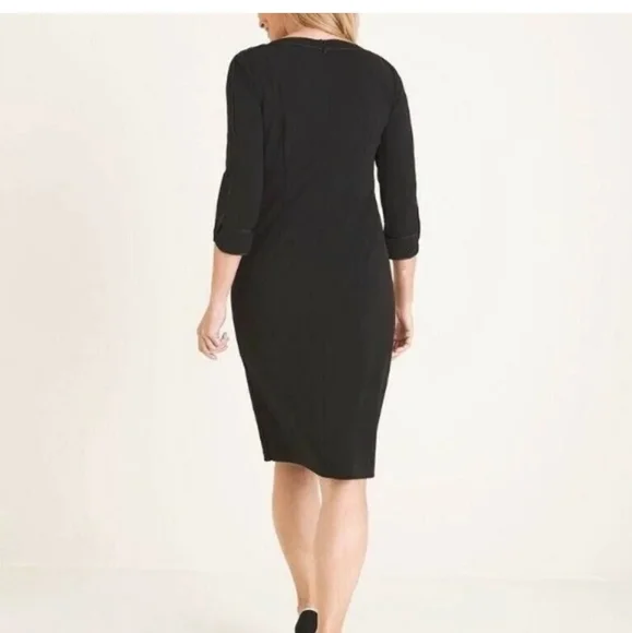 Classic black above the knee dress. - Picture 2 of 4